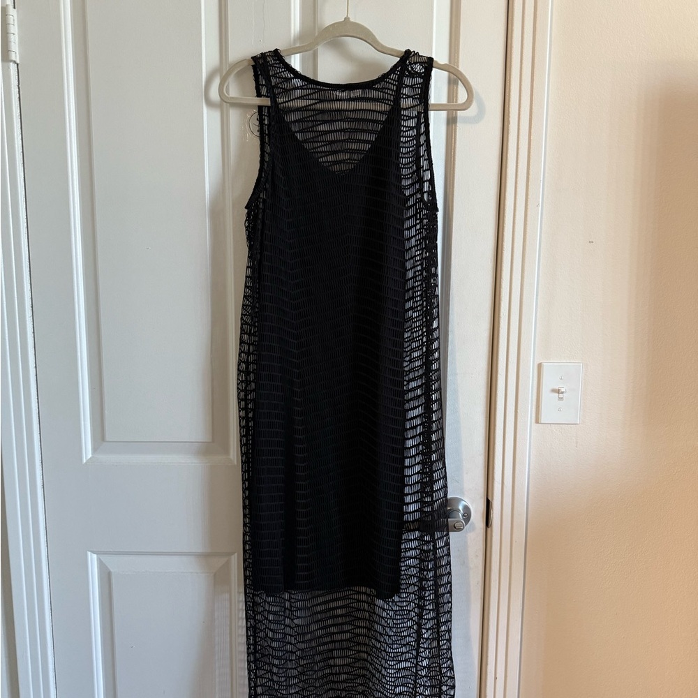 Noisy may Black Sheer Maxi Dress